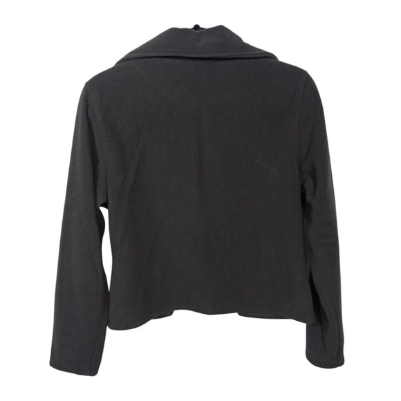 Wooly Bully Wear Colorado Fleece Blazer Womens M Gray Single Button Jacket - Picture 2 of 5